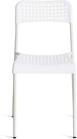 Обеденный стул Tetchair ADDE (Металл,Пластик/Белый) 19257