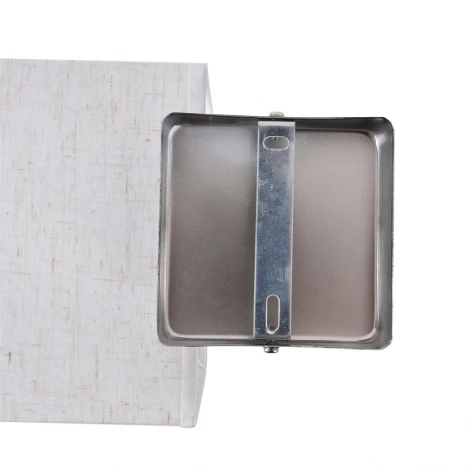 Бра Lumion Norman 8360/1W хром/бежевый металл/текстиль E27 60W 240V