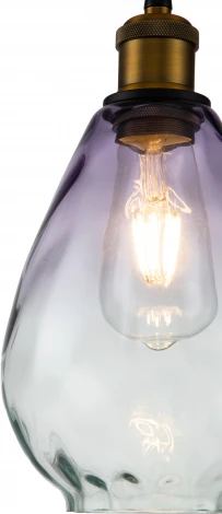 Подвесной светильник Piuro V000292 (11027/1P Purple) (220V, на проводе)