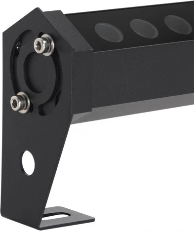 Архитектурная подсветка линейная IP65 Odeon Light Graze 7040/22WL черный/металл поворотная на 180 LED 12W 3000K 220V