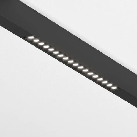 Трековый Wi-Fi светильник магнитный Downlight Elektrostandard Slim Magnetic 85193/01 18W 2700-6500K Dim SL03(черный) (LED, 48V, управление смартфоном, голосовое управление, умный дом - Minimir Home)