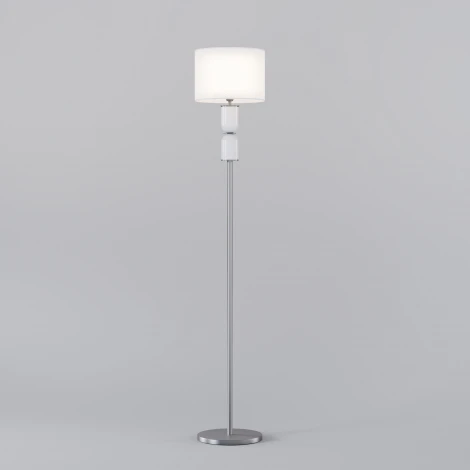 Торшер Eurosvet Caprera 01154/1 никель (220V, выключатель, круглые)