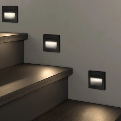 Встраиваемая подсветка для лестниц и ступеней Denkirs DK3050 DK3050-BK (220V)