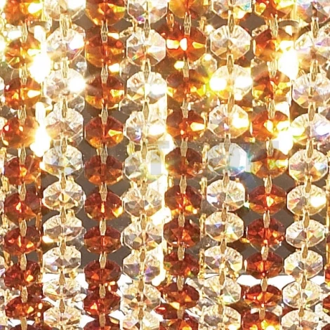 Потолочный светильник N-Light 62484 06 2484 0333 24 gold, amber and white crystal