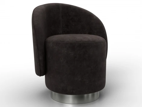 Кресло Лига-108 (Фанера,ДСП,Брус,Велюр/Коричневый) Лига Диванов 136468