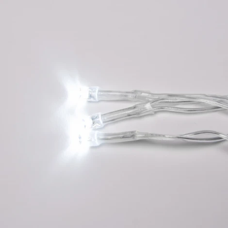 Бахрома светодиодная с эффектом мерцания, 25м. соединяемая, 440 светодиодов, белый свет Uniel ULD-B25006-440/TTK WHITE IP44