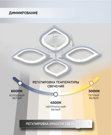 Потолочная люстра Seven Fires Lorea SF5019/4C-WT
