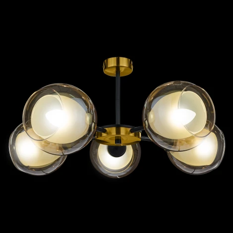 Потолочная люстра на штанге 33 Идеи CHN800S.05.17BL.PA-S12AM (220V)