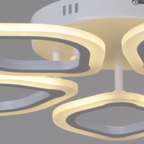 Потолочная люстра на штанге светодиодная Reluce 02301-0.3-05 WH