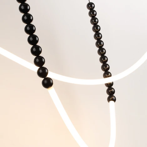 Подвесной светильник Odeon Light Monella 7149/24CL черный/акрил/металл IP20 LED 25W 1600Лм 3500K 300° 220V