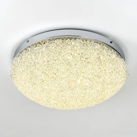 Потолочная люстра светодиодная хрустальная с пультом с регулировкой цветовой температуры и яркости Modelux MODELUX ML.2320.500 CR