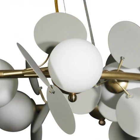 Подвесная люстра Loft It Matisse 10008/1050 Grey (220V, на тросе, цветы, шарики)