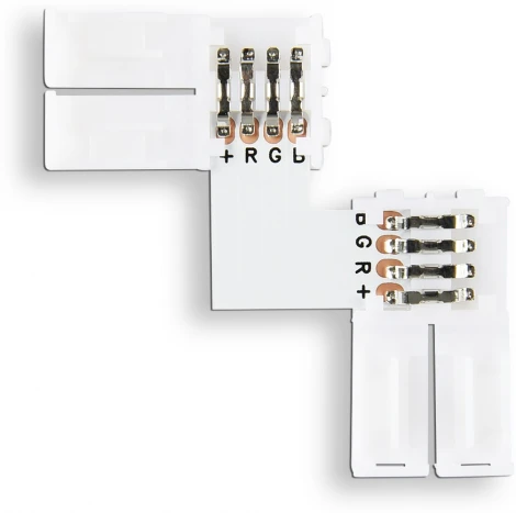 Соединитель угловой L для светодиодной ленты Ambrella Illumination GS6701 5050 12/24V (4 конт.)