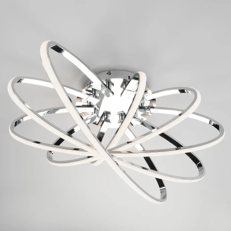 Потолочная люстра Eurosvet Evia 90100/5 хром (LED, 220V)