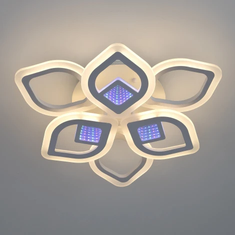 Потолочная люстра светодиодная на штанге с пультом с регулировкой цветовой температуры LED4U LED4U 2721-6