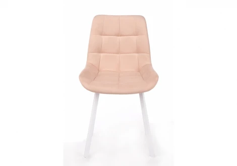 Стул на металлокаркасе Челси 360 П бежевый (zd 210) / белый np 632479