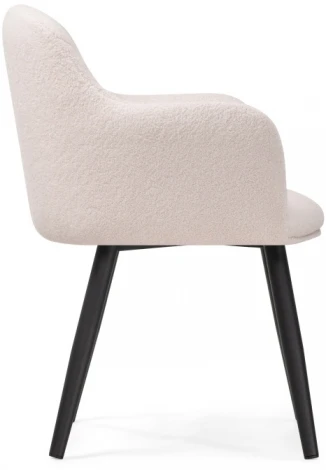 Стул Woodville на металлокаркасе Халли lamb 19 / черный 552085