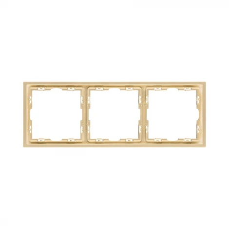 Рамка 3-постовая золотой Kollinger Eclipse EC3GD