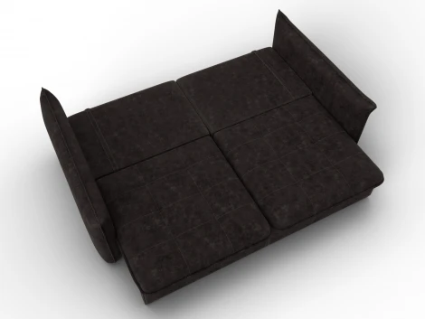 Диван прямой Лига-100 НПБ (ДСП,Фанера/Пластик/Велюр/Коричневый) Лига Диванов 133646