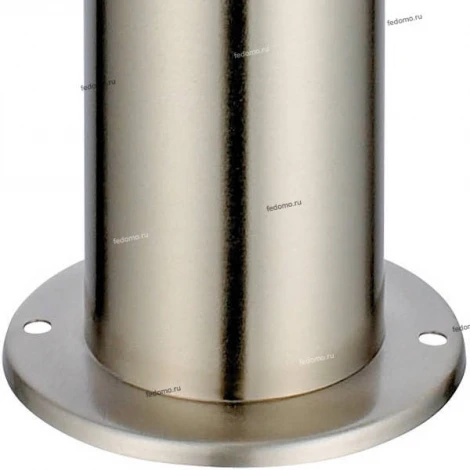 Столб уличный светодиодный Horoz Mimoza, 1 плафон, никель с прозрачным