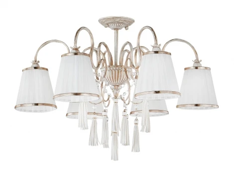 Подвесная люстра Crystal Lux OFELIA SP-PL6 WHITE