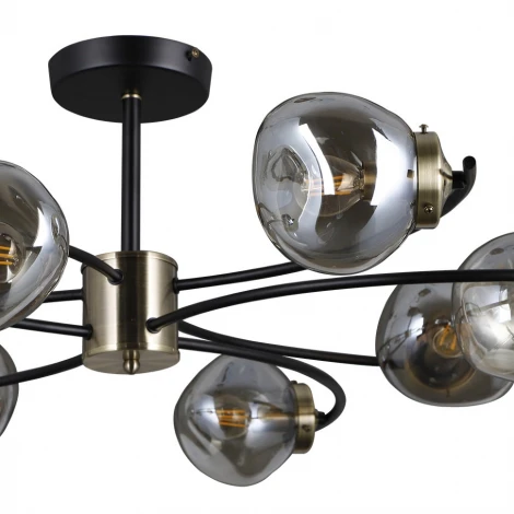 Потолочная люстра Seven Fires Dare SF4005/8C-BK-AB