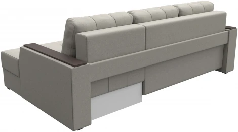 Диван угловой Эмир БС правый угол (Бежевый/Рогожка) Лига Диванов арт.123009