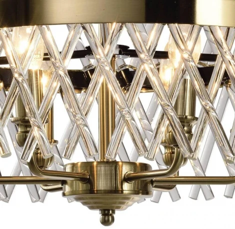 Подвесная люстра Lumien Hall Baziano LH3040/6P-CO-CL