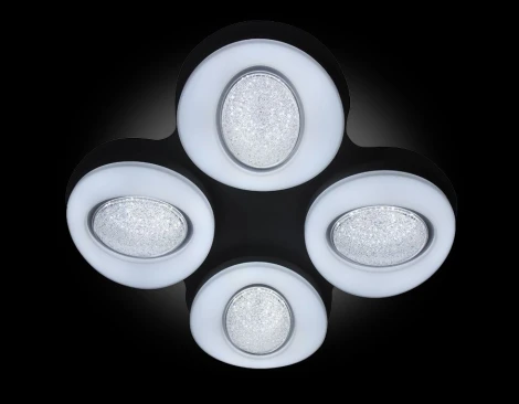 Потолочная люстра Ambrella Orbital Crystal Sand FS1584/4 208W D585*585