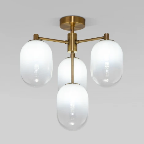 Потолочная люстра на штанге Eurosvet Loona 60161/4 латунь (220V)