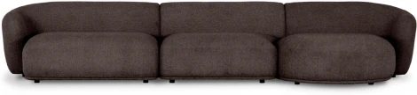 Диван Fabro ОГОГО (арт.851156), (Ткань,Букле/Коричневый)