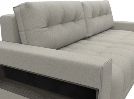 Диван прямой с полками Лига-053 НПБ Лига Диванов (Рогожка) арт.128884