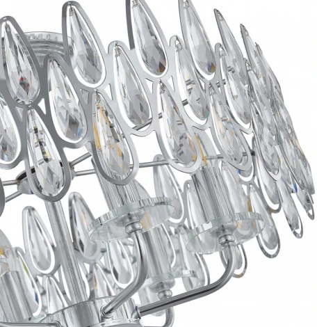 Потолочная люстра хрустальная на штанге Arte Milano Sorrento-2009 372009/6/80/490 CR (220V)