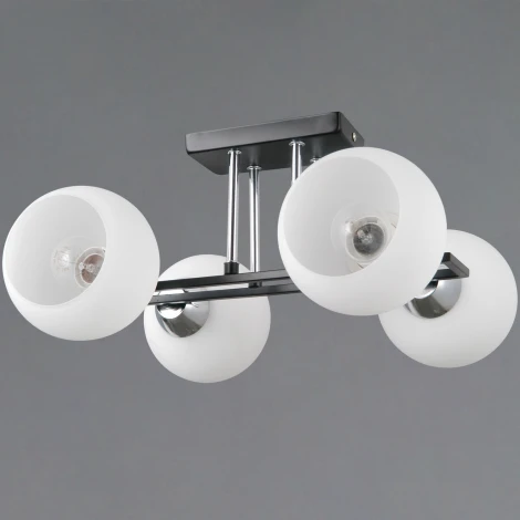 Потолочная люстра на штанге ILLUMICO IL0791-4CSQ-25 BK CR TRENTO (220V)