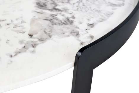 Журнальный стол Garda Decor 58DB-CT20016 (Золото/Белый мрамор)