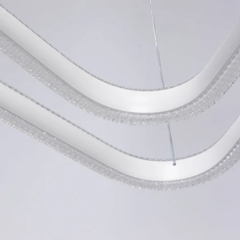 Подвесной светильник DeMarkt Оскар 510015501 (LED, 220V, пульт управления, на тросе)