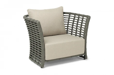 "Валенсия" кресло из искусственного ротанга, цвет серый 4SIS арт.УТ-00009379