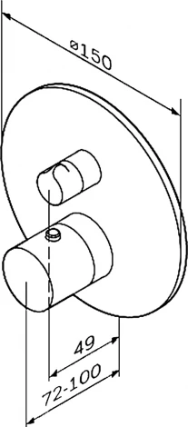 Термостат Am.Pm Like F8075600 для душа
