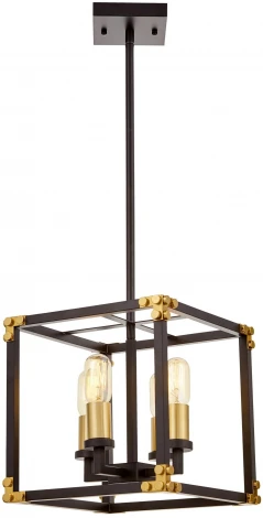 Подвесная люстра Lumina Deco LDP 1140-4 BK+MD (220V)