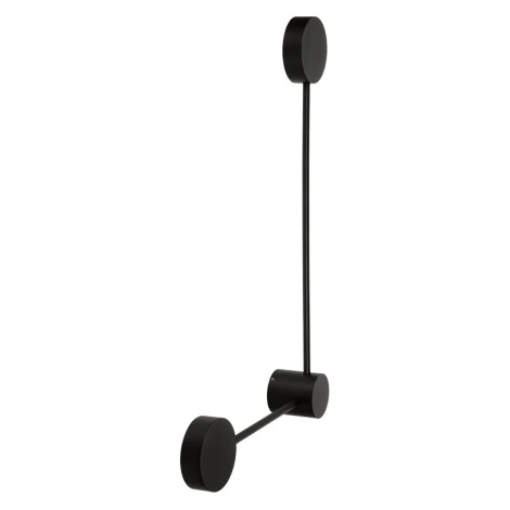 Настенный светильник Wolta WSL-GX53/13-L под лампу GX53 Черный MOLECULE