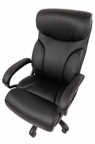 Офисное кресло Chairman 401 Россия экокожа черная 7217538