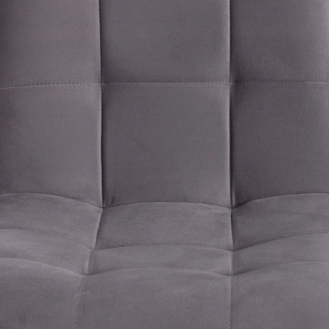 Стул CHILLY MAX / 1 шт. в упаковке (Велюр,Металл  /Темно-серый,Черный)