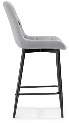Полубарный стул Notta Алст К светло-серый / черный 502124