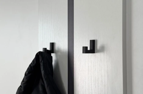 Вешалка 2 Мерси Mebelson (ЛДСП,Пластик,Дерево/Светлое дерево) арт.177194,2552