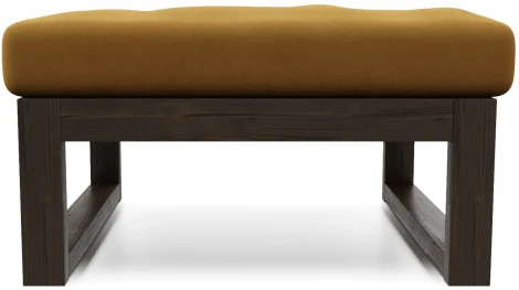 Пуф Arsko Амбер венге горчичный велюр