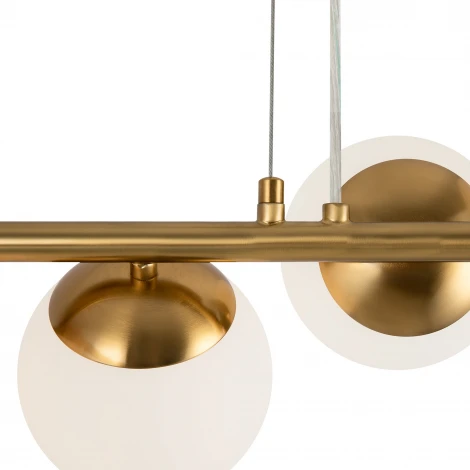 Подвесной светильник Zing FR5199PL-08BS1 Freya (220V, на тросе, шарики)