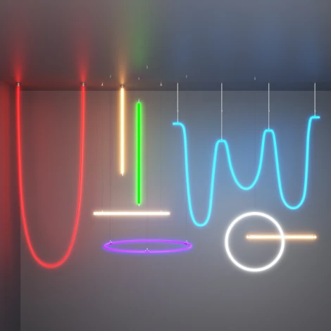 Гибкий неон Nemo Maytoni Круглый 360° 20303 D25 24В 14,4Вт/м MIX IP65 5м