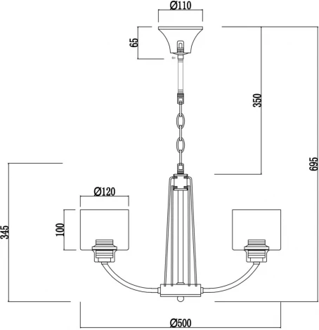 Подвесная люстра Freya Teodora FR5003PL-05B