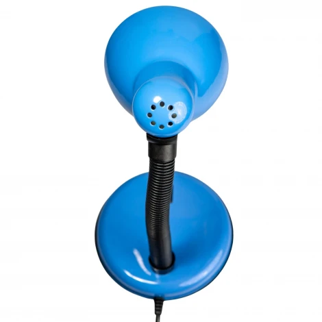 Интерьерная настольная лампа для школьника Uniel TLI-224 Light Blue. E27 (220V, выключатель)