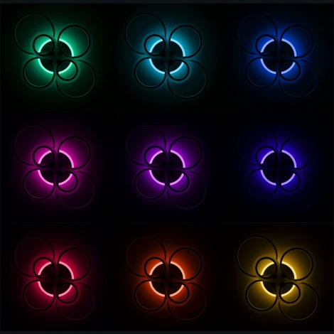 Потолочная люстра RGB Citilux Сента CL237B160E (LED, 220V, пульт управления, кольцо)